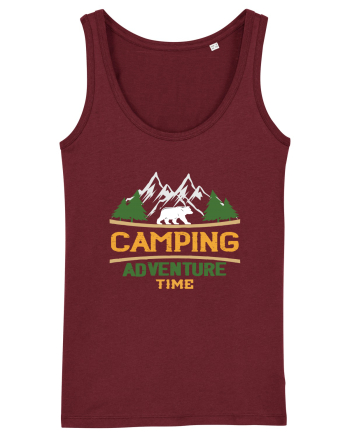 Camping Adventure Time Burgundy