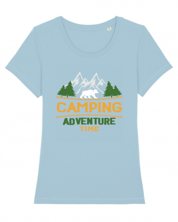 Camping Adventure Time Sky Blue