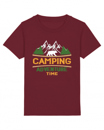 Camping Adventure Time Burgundy
