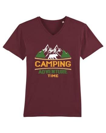 Camping Adventure Time Burgundy