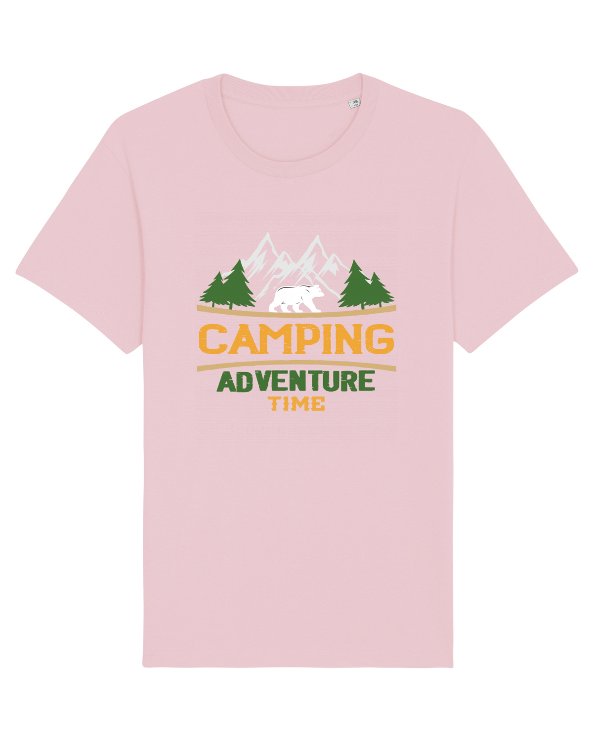Tricou mânecă scurtă Unisex Rocker Cotton Pink