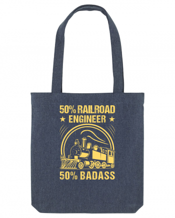 50% Railroad Engineer 50% Badass Midnight Blue