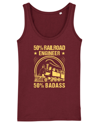 50% Railroad Engineer 50% Badass Burgundy