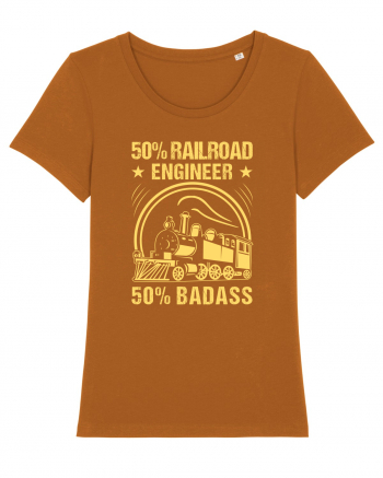 50% Railroad Engineer 50% Badass Roasted Orange