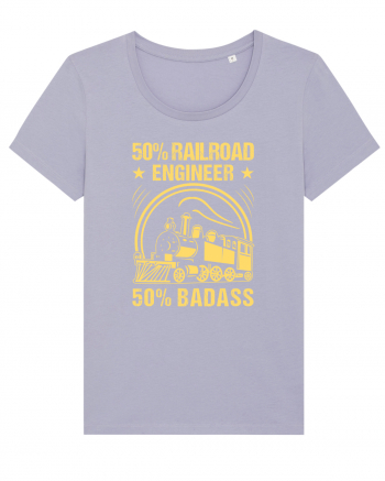 50% Railroad Engineer 50% Badass Lavender