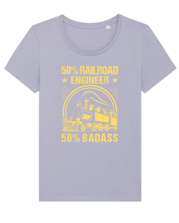 50% Railroad Engineer 50% Badass Lavender