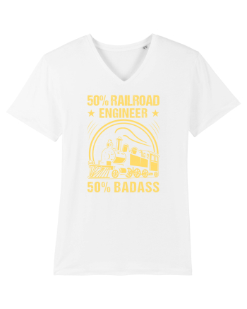 50% Railroad Engineer 50% Badass White