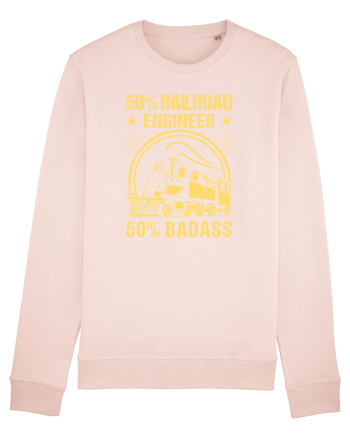 50% Railroad Engineer 50% Badass Candy Pink