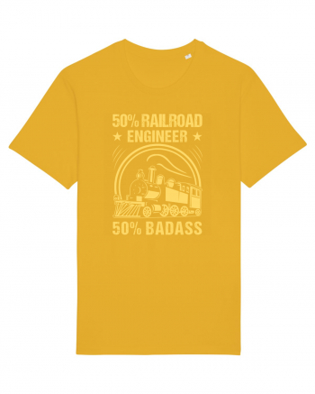 50% Railroad Engineer 50% Badass Spectra Yellow