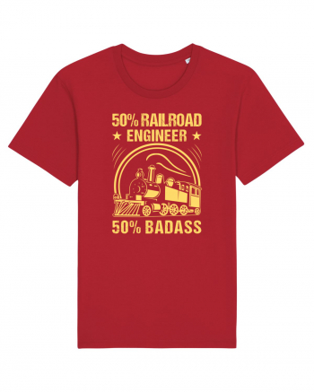 50% Railroad Engineer 50% Badass Red