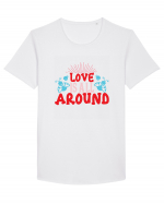 Love Is All Around Tricou mânecă scurtă guler larg Bărbat Skater