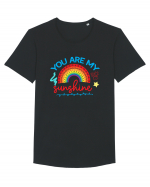 You Are My Sunshine Tricou mânecă scurtă guler larg Bărbat Skater