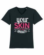 Your Skin Is My Specialty Tricou mânecă scurtă guler V Bărbat Presenter