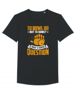 To bowl or not to bowl Tricou mânecă scurtă guler larg Bărbat Skater