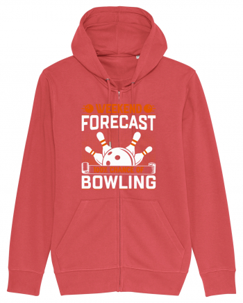 Weekend forecast 100% chance of bowling Carmine Red