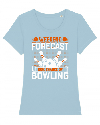 Weekend forecast 100% chance of bowling Sky Blue