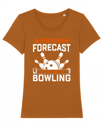 Weekend forecast 100% chance of bowling Roasted Orange