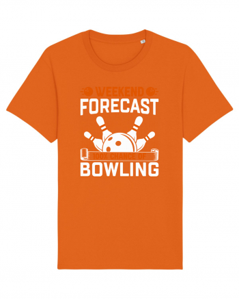 Weekend forecast 100% chance of bowling Bright Orange