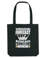 Weekend forecast bowling Sacoșă textilă