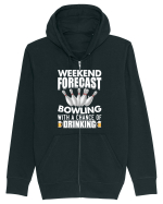 Weekend forecast bowling Hanorac cu fermoar Unisex Connector