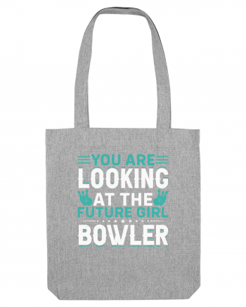 You are looking at the future girl bowler Heather Grey