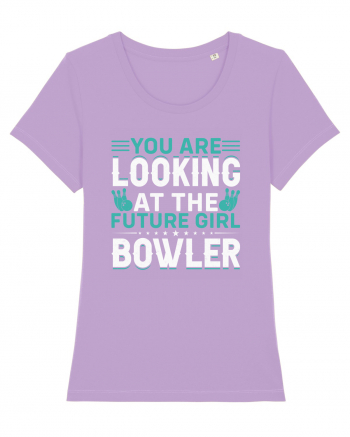 You are looking at the future girl bowler Lavender Dawn