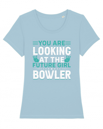 You are looking at the future girl bowler Sky Blue