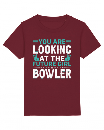 You are looking at the future girl bowler Burgundy