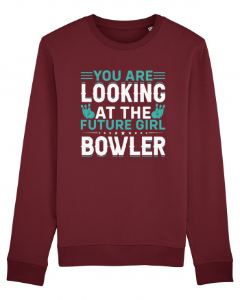 You are looking at the future girl bowler Burgundy