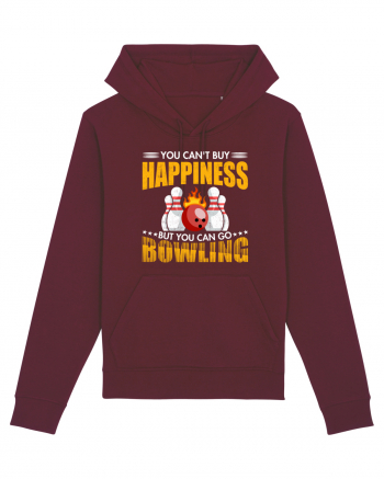 You can't buy happiness but you can go bowling Burgundy