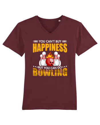 You can't buy happiness but you can go bowling Burgundy