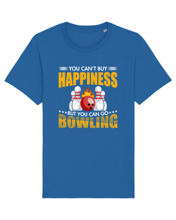 You can't buy happiness but you can go bowling Royal Blue