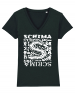 Scrima Tricou mânecă scurtă guler V Damă Evoker