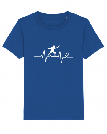 Heart Beat I love fencing Majorelle Blue