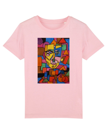 Portret Abstract Cotton Pink
