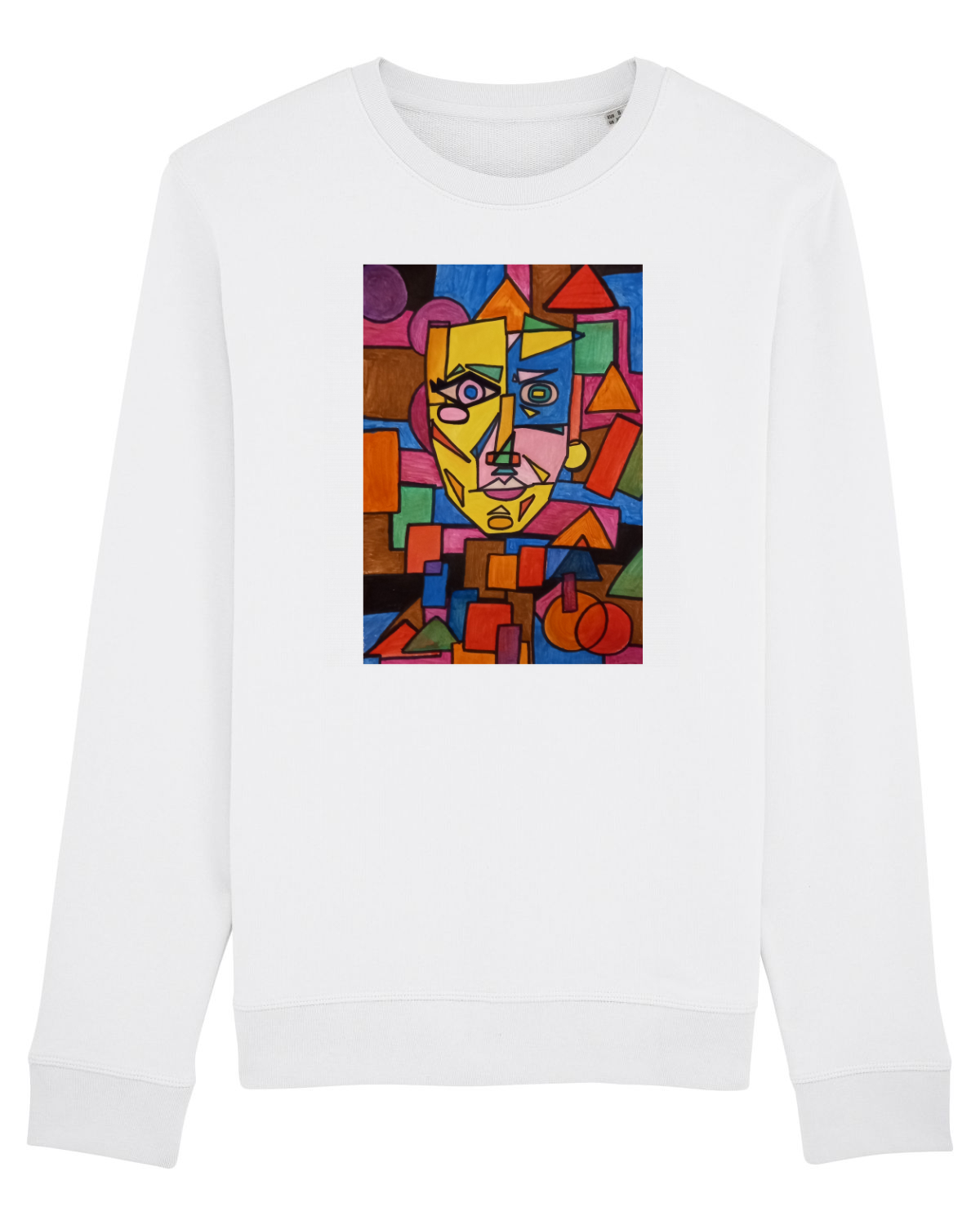 Bluză mânecă lungă Unisex Rise White
