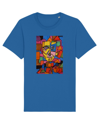 Portret Abstract Royal Blue