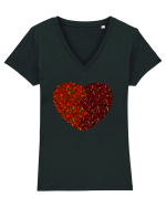 Coffee lovers Tricou mânecă scurtă guler V Damă Evoker
