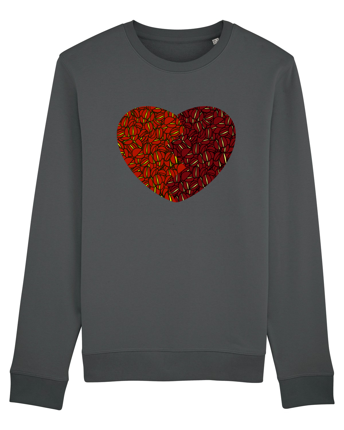 Bluză mânecă lungă Unisex Rise Anthracite