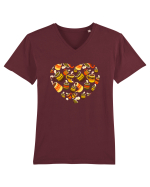 Coffee lovers Tricou mânecă scurtă guler V Bărbat Presenter
