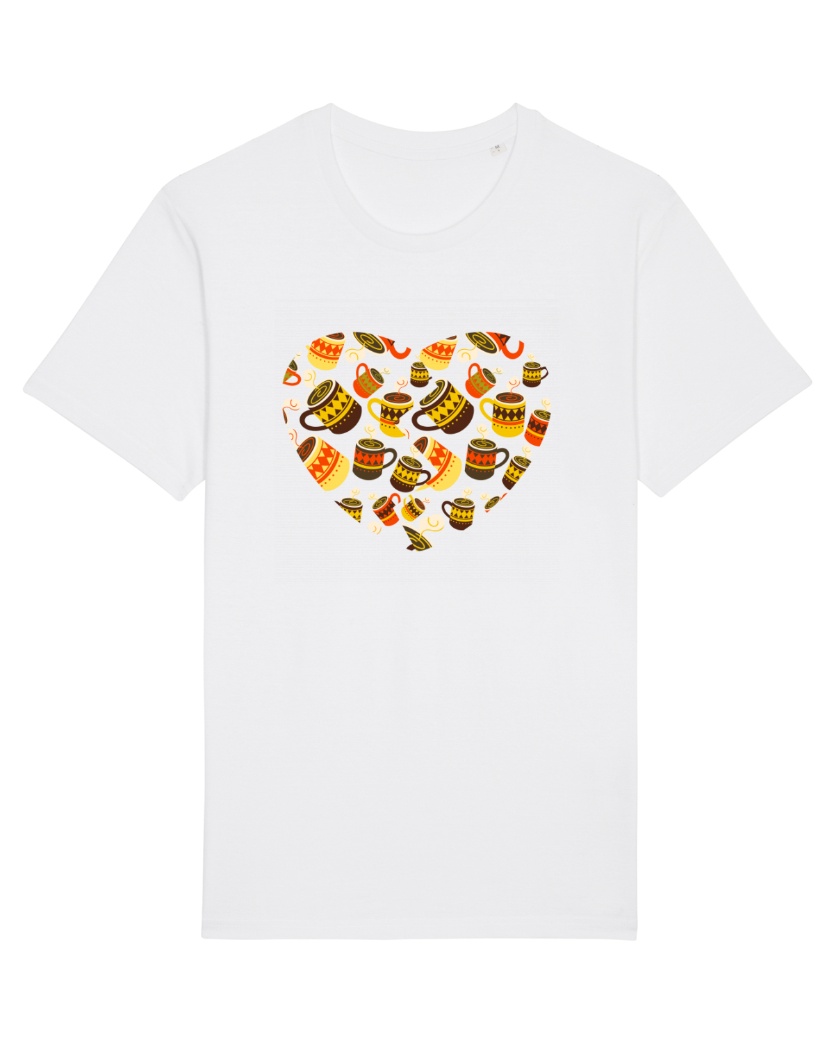 Tricou mânecă scurtă Unisex Rocker White