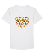 Coffee lovers Tricou mânecă scurtă guler larg Bărbat Skater