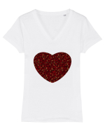 Coffee lovers Tricou mânecă scurtă guler V Damă Evoker