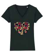 Coffee lovers Tricou mânecă scurtă guler V Damă Evoker