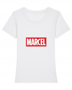 Marvel sau Marcel Tricou mânecă scurtă guler larg fitted Damă Expresser