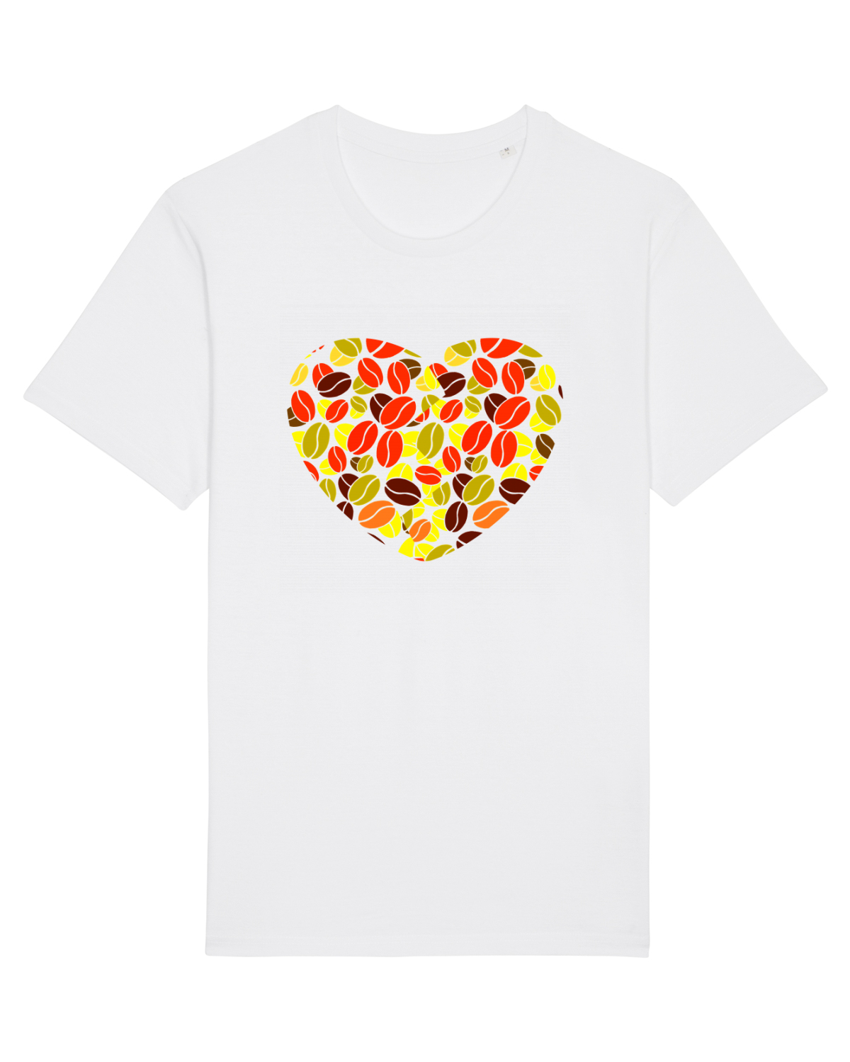 Tricou mânecă scurtă Unisex Rocker White