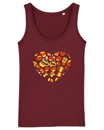Coffee lovers Burgundy