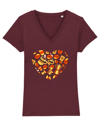 Coffee lovers Burgundy