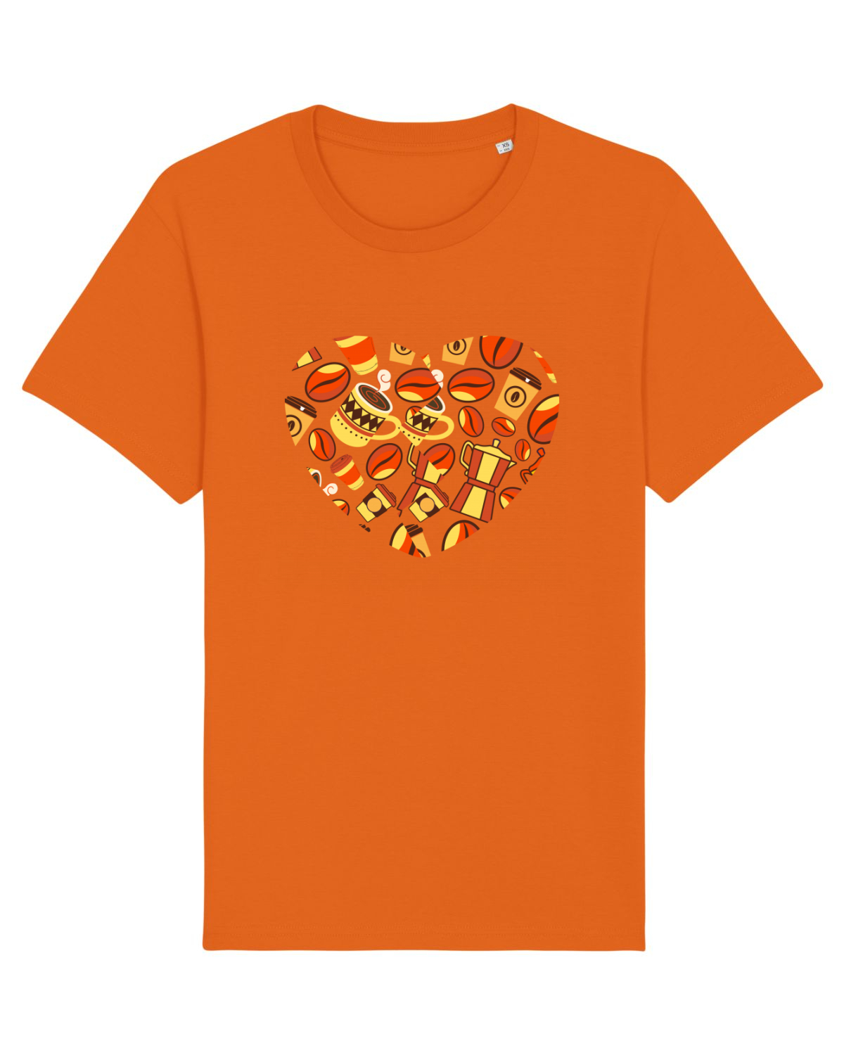 Tricou mânecă scurtă Unisex Rocker Bright Orange