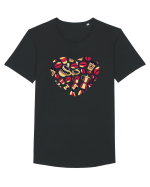 Coffee lovers Tricou mânecă scurtă guler larg Bărbat Skater